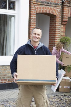 Local man with a van service helping with a Docklands apartment move