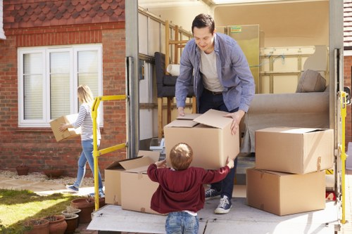 Waste disposal and service delay terms for removal van