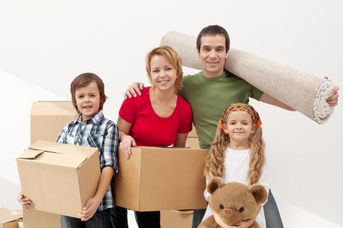 Professional domestic removals support for Docklands residents and families
