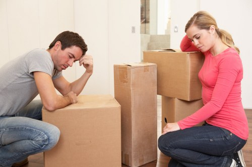 Commercial removals support in Docklands office district