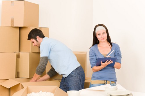 Local removal van for moving furniture and boxes in the Docklands area