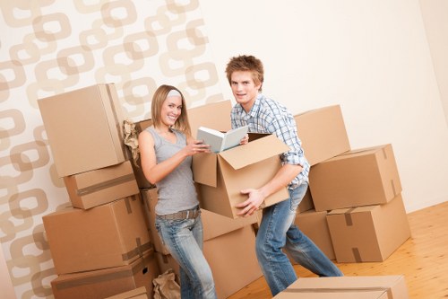 Van loading service for furniture collections in Docklands