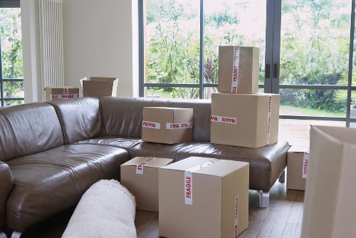 Charitable donation collection of reusable household items during a clearance